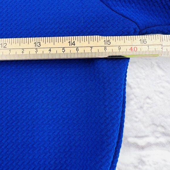 LulaRoe Amedia Dress Women Small Pink Blue Colorblock Short Sleeve Fit & Flare - Picture 9 of 12